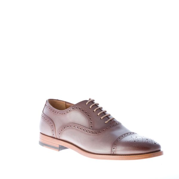 ANTONIO MAURIZI scarpa oxford brogue handcrafted in pelle VISONE - immagine 2