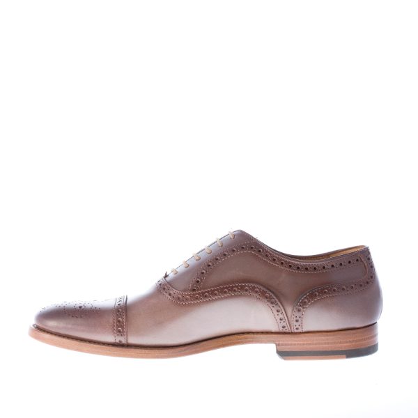 ANTONIO MAURIZI scarpa oxford brogue handcrafted in pelle VISONE - immagine 6