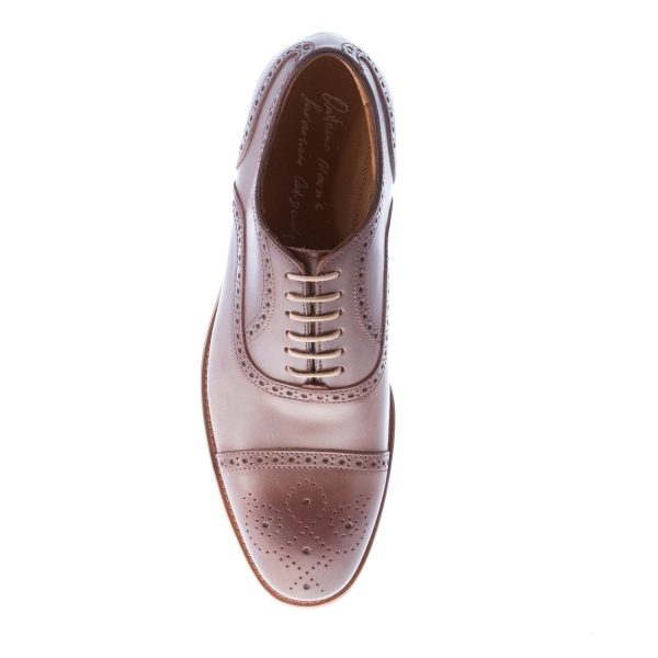 ANTONIO MAURIZI scarpa oxford brogue handcrafted in pelle VISONE - immagine 9
