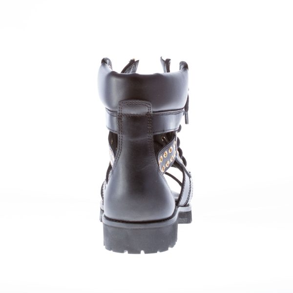 BALMAIN donna stivaletto aperto in punta TIMA con hardware dorato - immagine 4