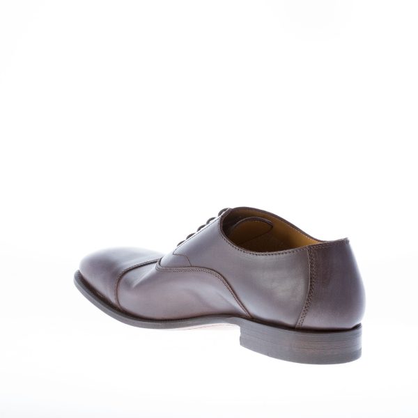 MIGLIORE uomo scarpa francesina in pelle TESTA DI MORO con puntale - immagine 4