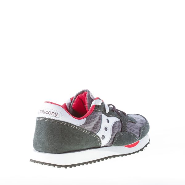 SAUCONY uomo sneaker in tessuto più camoscio GRIGIO - immagine 3