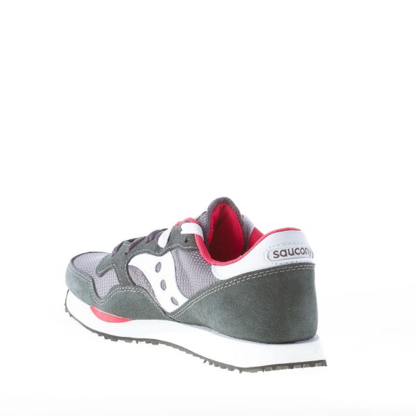 SAUCONY uomo sneaker in tessuto più camoscio GRIGIO - immagine 4