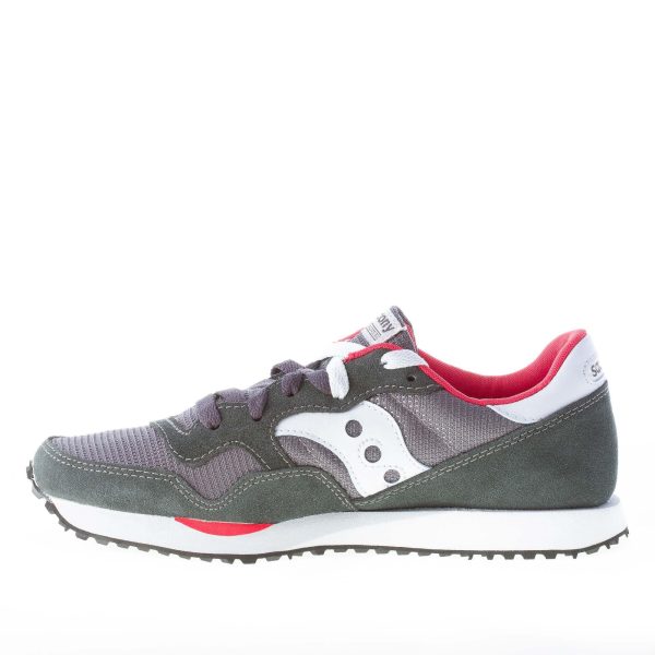 SAUCONY uomo sneaker in tessuto più camoscio GRIGIO - immagine 5