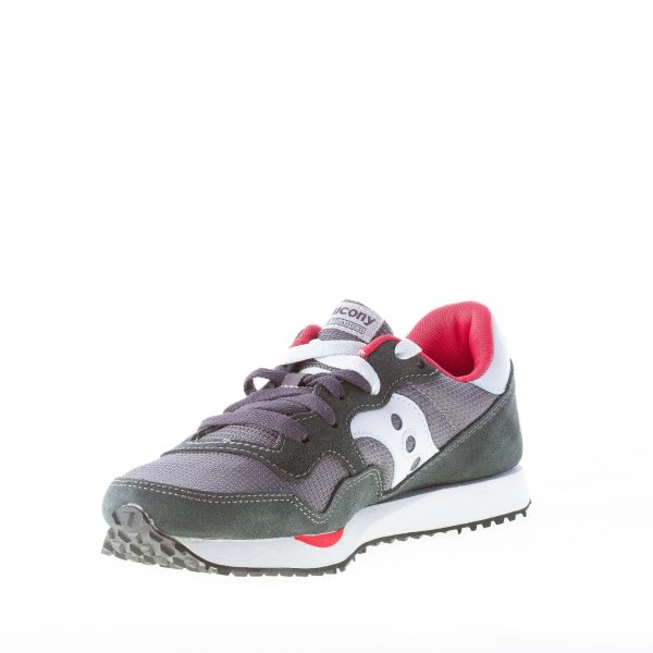 SAUCONY uomo sneaker in tessuto più camoscio GRIGIO - immagine 6