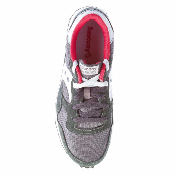 SAUCONY uomo sneaker in tessuto più camoscio GRIGIO - immagine 7