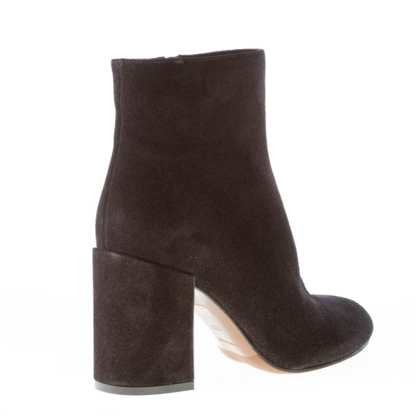 L'AUTRE CHOSE donna tronchetto in crosta NERO con chiusura zip. Tacco 8,5 cm - immagine 3