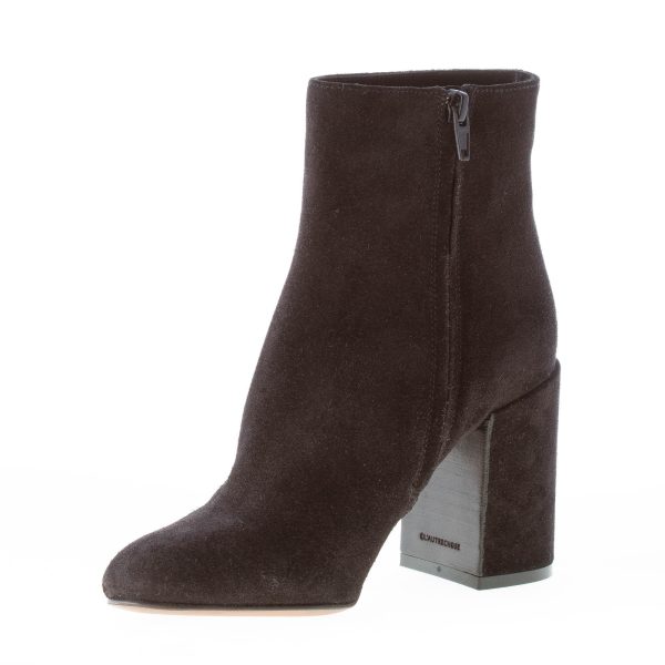 L'AUTRE CHOSE donna tronchetto in crosta NERO con chiusura zip. Tacco 8,5 cm - immagine 6