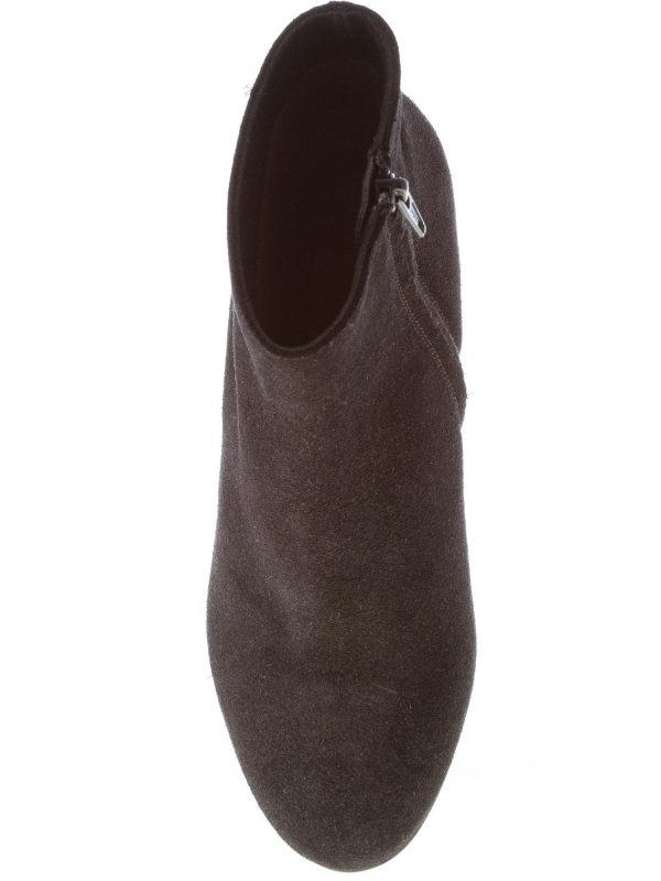 L'AUTRE CHOSE donna tronchetto in crosta NERO con chiusura zip. Tacco 8,5 cm - immagine 7