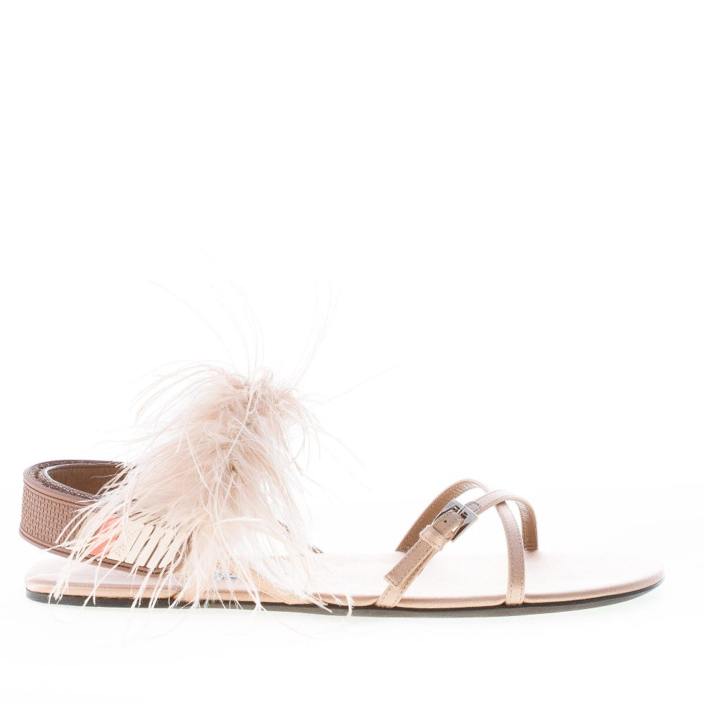 scarpe prada piume
