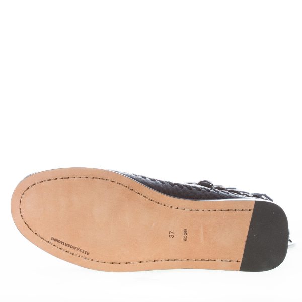 ALEXANDER WANG donna stivaletto Montana in pelle NERO con frange e anelli - immagine 8