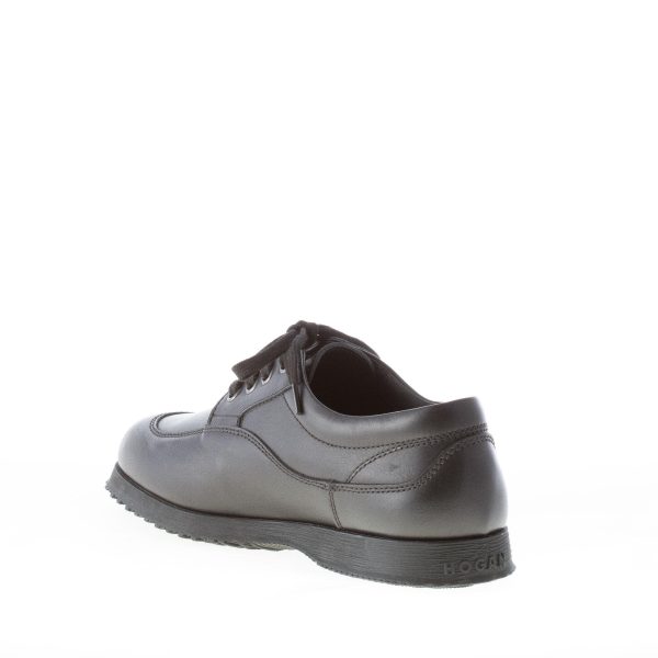 HOGAN uomo scarpa stringata Traditional in pelle NERO - immagine 4
