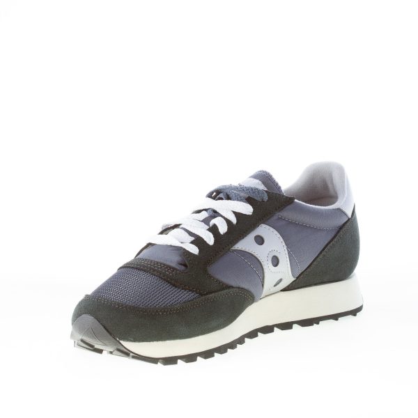 SAUCONY uomo sneaker Jazz O Vintage in nylon e camoscio BLU NAVY più argento - immagine 6