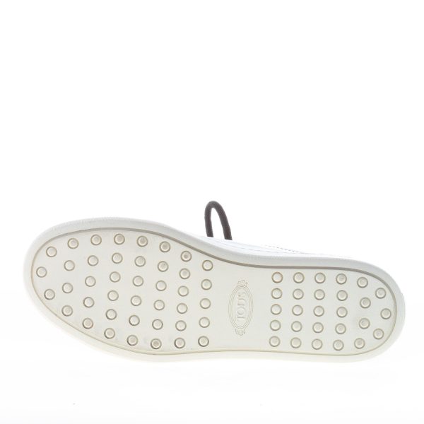 TOD'S donna sneaker in pelle NERO con frange e nappine fermalacci - immagine 8