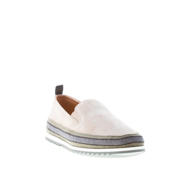 CAR SHOE uomo pantofola slip on in camoscio DESERTO con tessuto multicolore - immagine 2