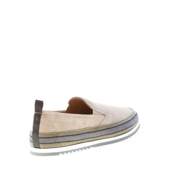 CAR SHOE uomo pantofola slip on in camoscio DESERTO con tessuto multicolore - immagine 3