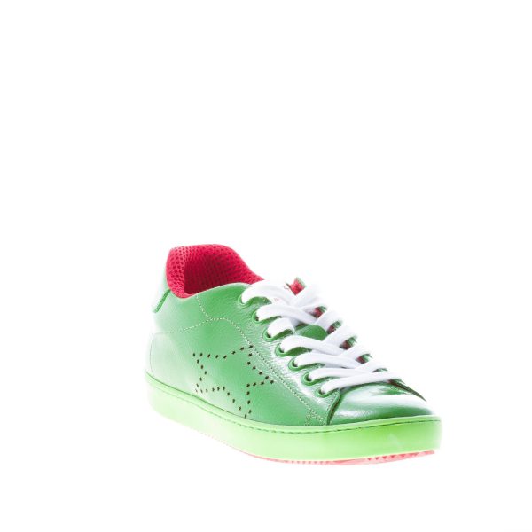 ISHIKAWA donna sneaker bassa in vernice VERDE - immagine 2