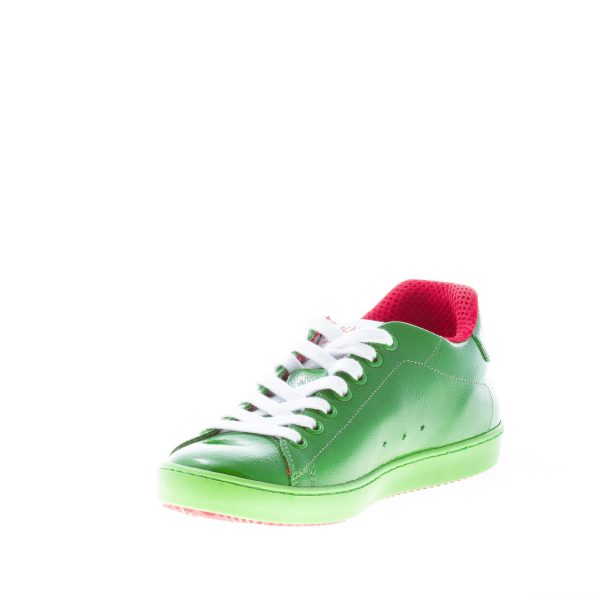 ISHIKAWA donna sneaker bassa in vernice VERDE - immagine 6