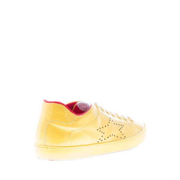 ISHIKAWA donna sneaker bassa in vernice GIALLO - immagine 3