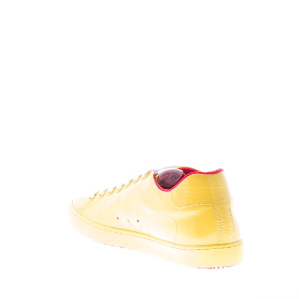 ISHIKAWA donna sneaker bassa in vernice GIALLO - immagine 4