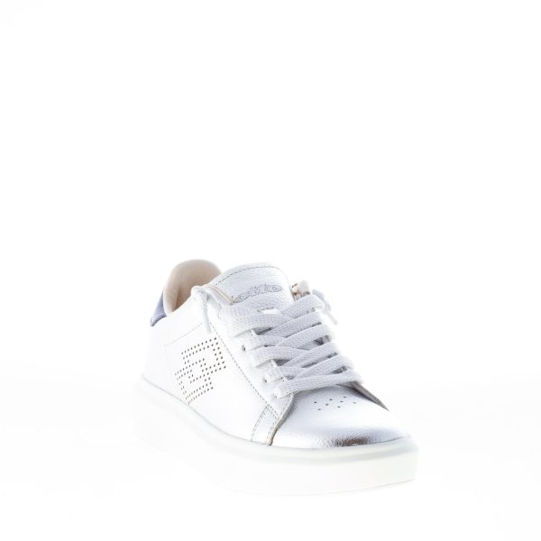 LOTTO Leggenda donna sneaker Impressions in pelle metallizzata ARGENTO - immagine 2