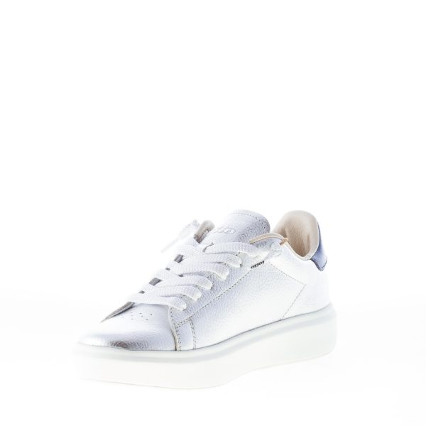 LOTTO Leggenda donna sneaker Impressions in pelle metallizzata ARGENTO - immagine 6