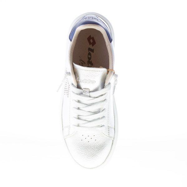 LOTTO Leggenda donna sneaker Impressions in pelle metallizzata ARGENTO - immagine 7