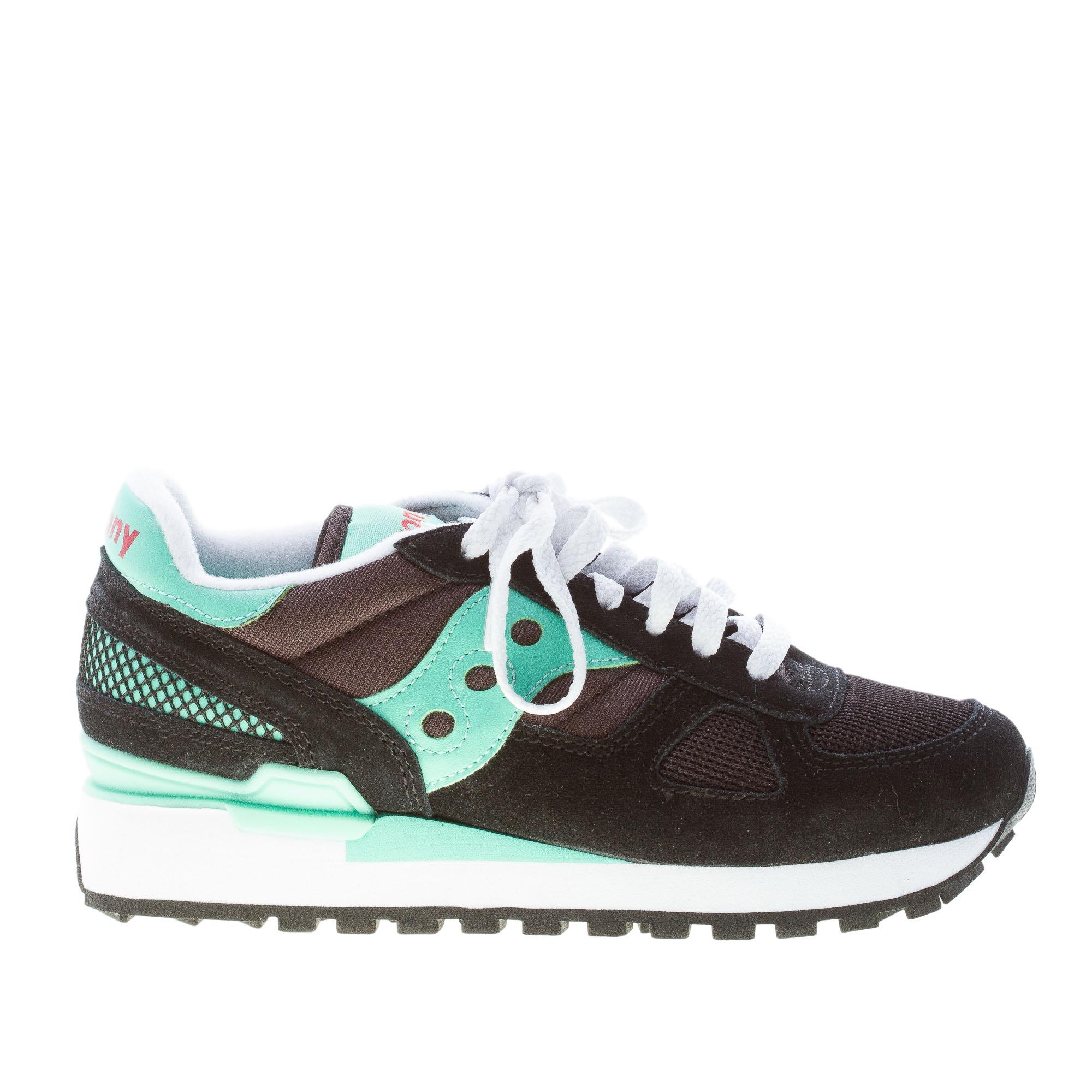 saucony nere e verde acqua