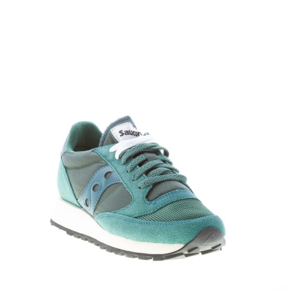 SAUCONY donna sneaker Jazz Original Vintage in nylon e camoscio BALTICO - immagine 2