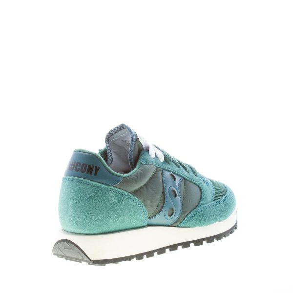 SAUCONY donna sneaker Jazz Original Vintage in nylon e camoscio BALTICO - immagine 3