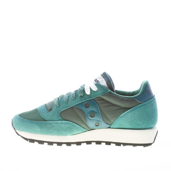 SAUCONY donna sneaker Jazz Original Vintage in nylon e camoscio BALTICO - immagine 5