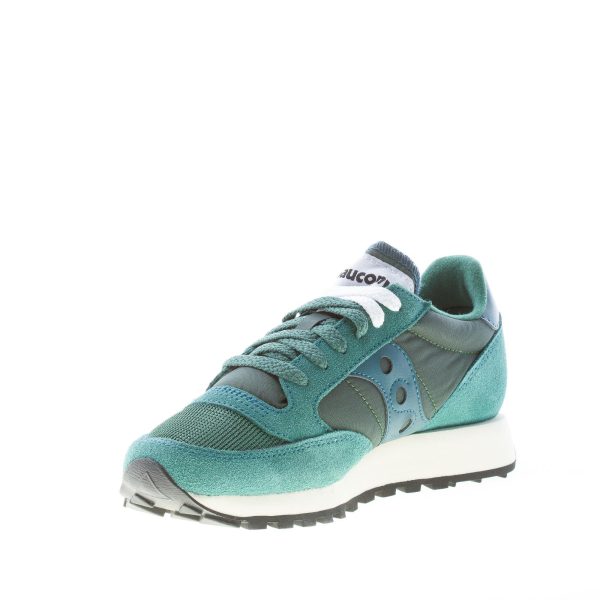 SAUCONY donna sneaker Jazz Original Vintage in nylon e camoscio BALTICO - immagine 6