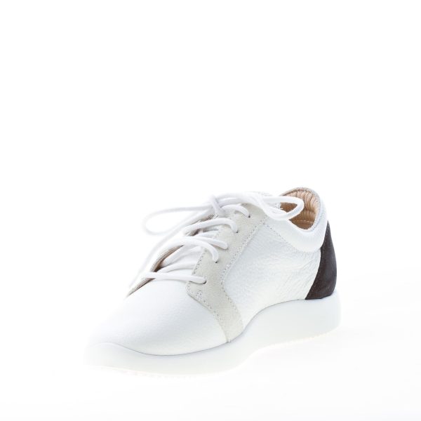 GIUSEPPE ZANOTTI DESIGN donna sneaker in pelle BIANCO con bold logo - immagine 6