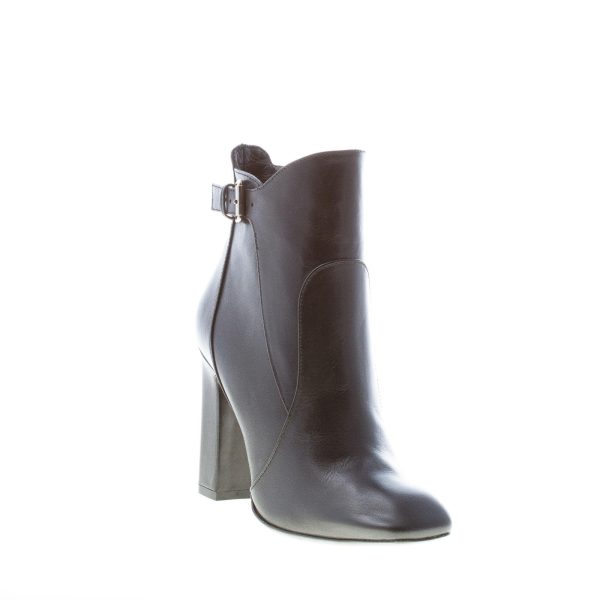 ROBERTO FESTA donna stivaletto in pelle NERO con zip. Tacco 9,5 cm - immagine 2