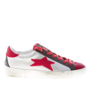 ISHIKAWA donna sneaker Low in pelle MULTICOLORE