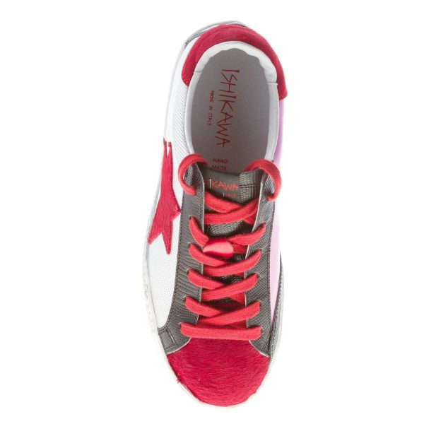 ISHIKAWA donna sneaker Low in pelle MULTICOLORE - immagine 7