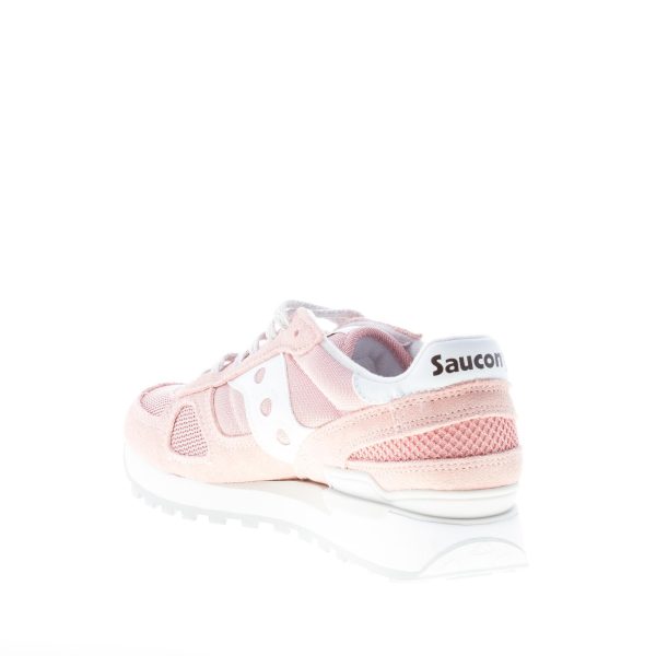 SAUCONY donna sneaker Shadow Original in tessuto e camoscio ROSA più bianco - immagine 4