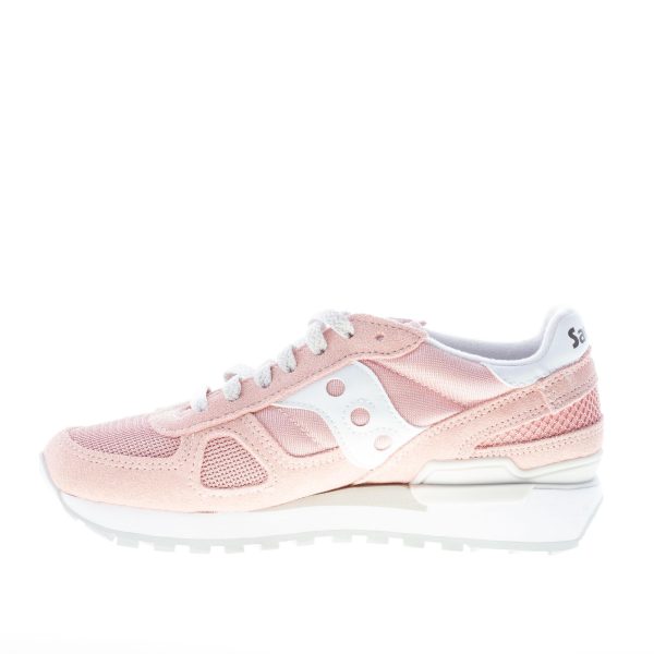 SAUCONY donna sneaker Shadow Original in tessuto e camoscio ROSA più bianco - immagine 5