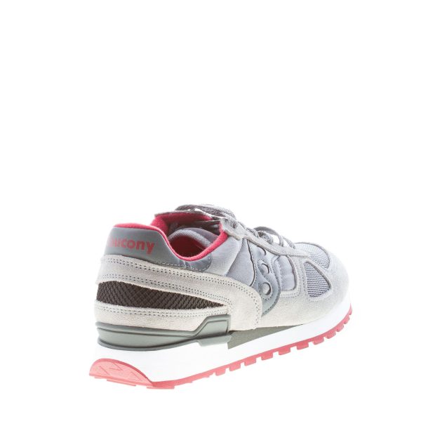 SAUCONY uomo sneaker Shadow in camoscio e tessuto GRIGIO - immagine 3