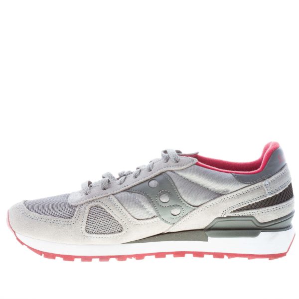 SAUCONY uomo sneaker Shadow in camoscio e tessuto GRIGIO - immagine 5