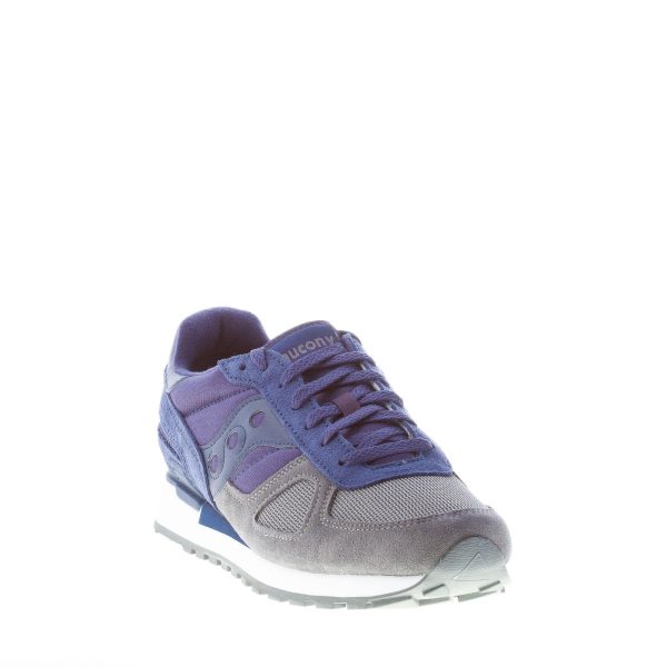 SAUCONY uomo sneaker Shadow in camoscio e tessuto BLU e GRIGIO - immagine 2