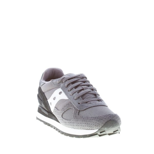SAUCONY uomo sneaker Shadow in camoscio e tessuto GRIGIO più NERO - immagine 2