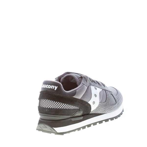 SAUCONY uomo sneaker Shadow in camoscio e tessuto GRIGIO più NERO - immagine 3