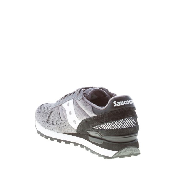 SAUCONY uomo sneaker Shadow in camoscio e tessuto GRIGIO più NERO - immagine 4