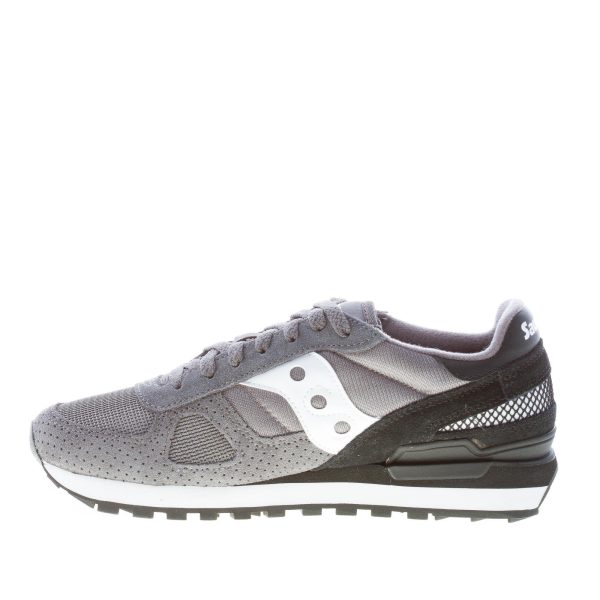 SAUCONY uomo sneaker Shadow in camoscio e tessuto GRIGIO più NERO - immagine 5