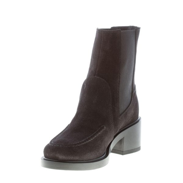 TOD'S donna stivaletto elasticizzato in camoscio NERO con vaschetta. Tacco 5 cm - immagine 6