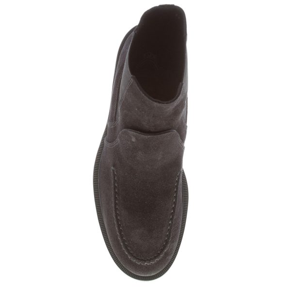 TOD'S donna stivaletto elasticizzato in camoscio NERO con vaschetta. Tacco 5 cm - immagine 7