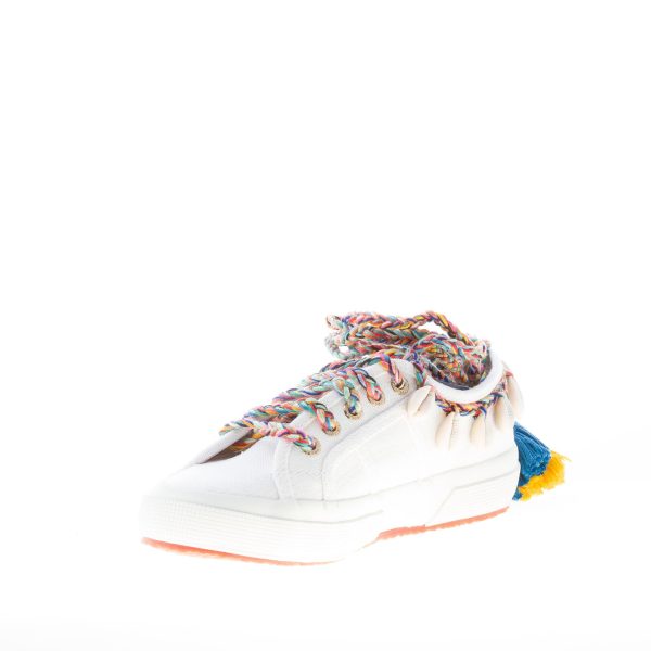 ALANUI donna sneaker Superga x Alanui in canvas BIANCO con conchiglie - immagine 6