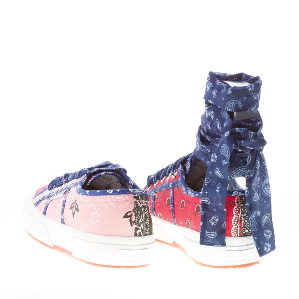 ALANUI donna sneaker Superga x Alanui in canvas MULTICOLORE con lacci bandana - immagine 4