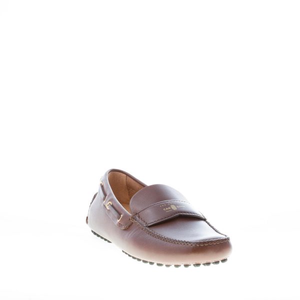 CAR SHOE uomo mocassino driving in pelle MARRONE COCCO con fascetta - immagine 2